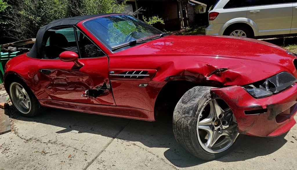BMW M Roadster totaled.webp