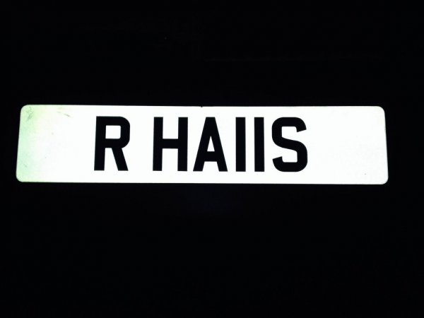 R HA11S number plate.JPG