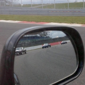The best view I've seen in my wing mirror... Ever!