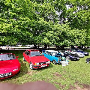 wollerton Hall with Amber vally classic car club